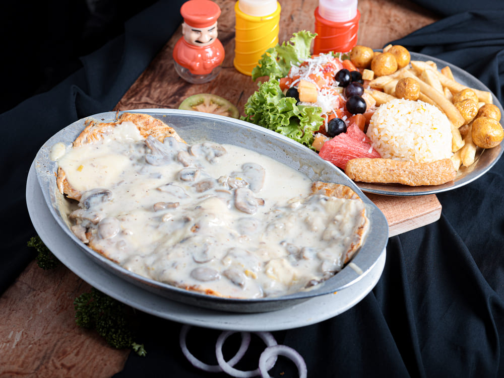 Pechuga con Champiñones
